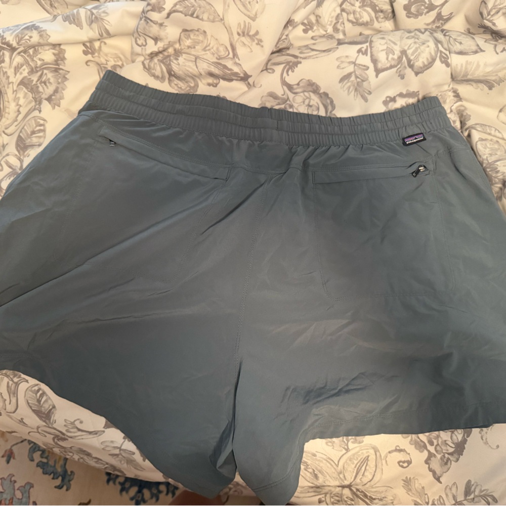 Patagonia Slate Blue Outdoor Nylon Shorts